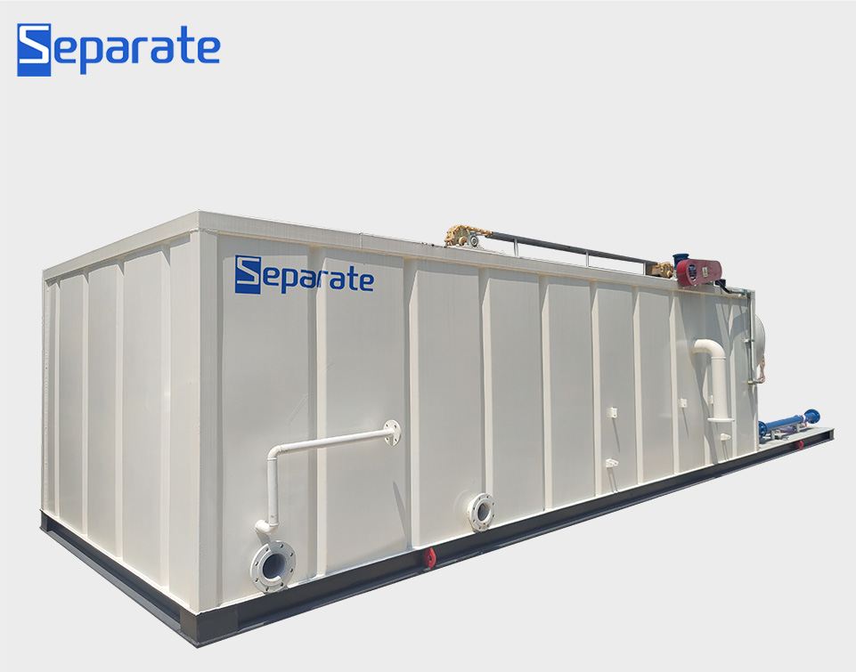 Modularized wastewater treatment plant
